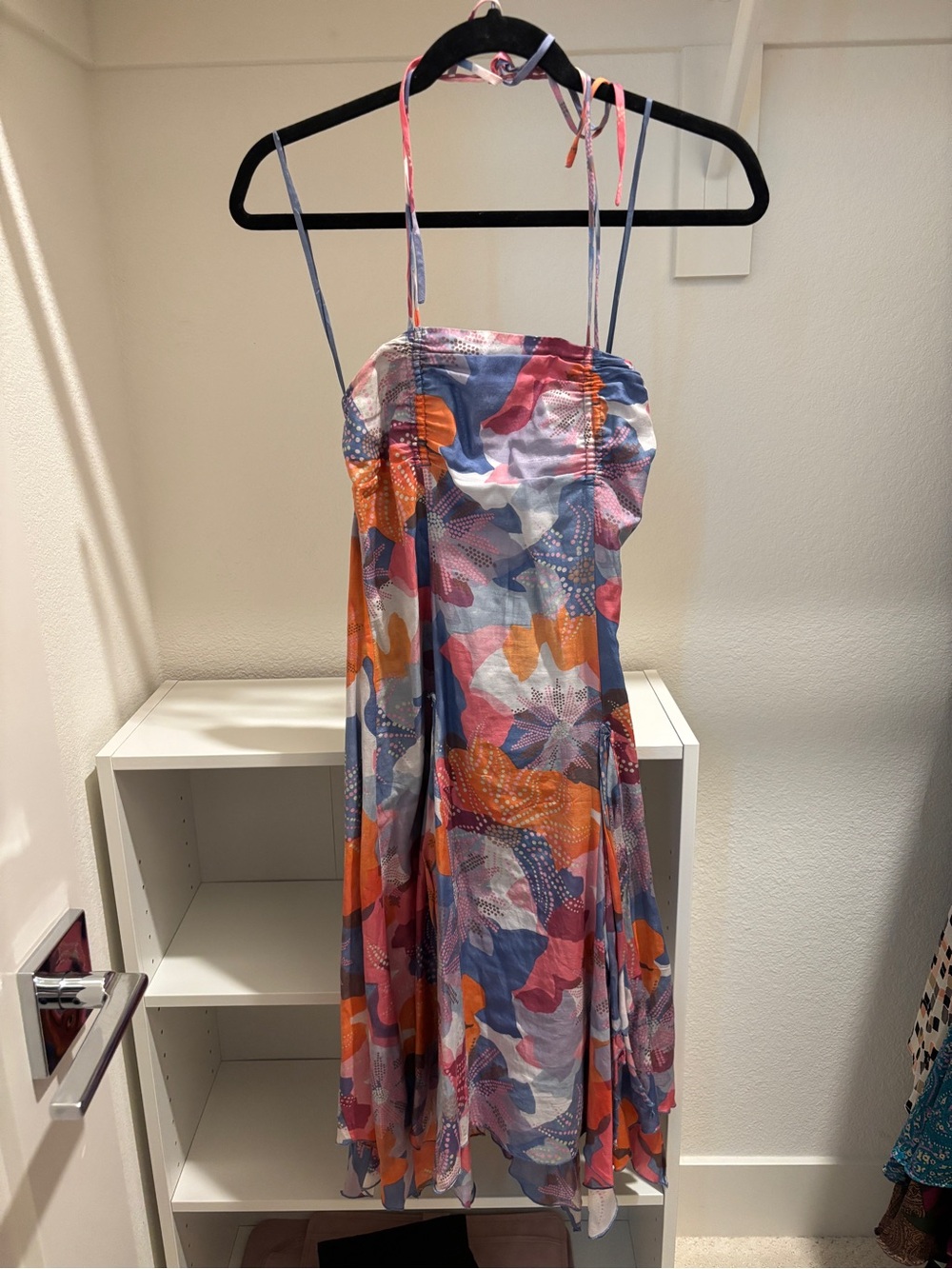 Armani Exchange Blue Floral Dress
